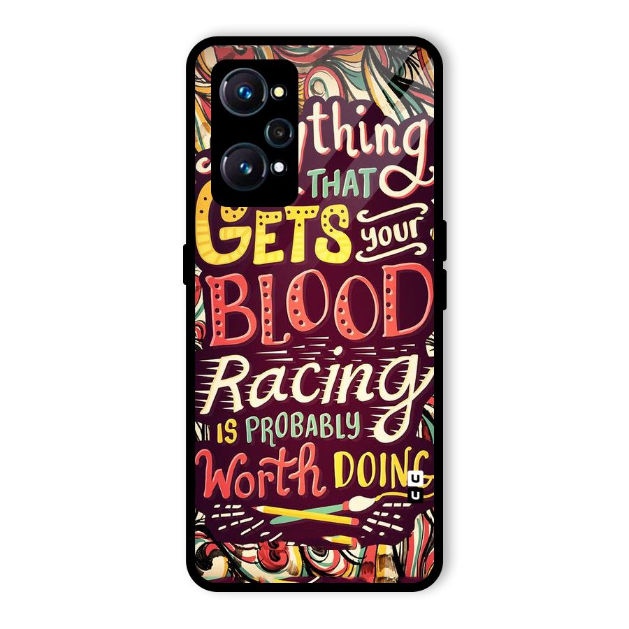 Blood Racing Glass Back Case for Realme GT Neo2