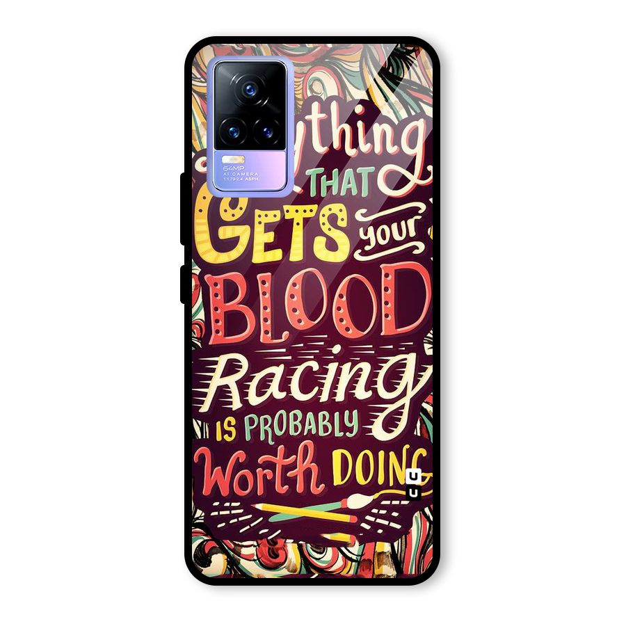 Blood Racing Glass Back Case for Vivo Y73