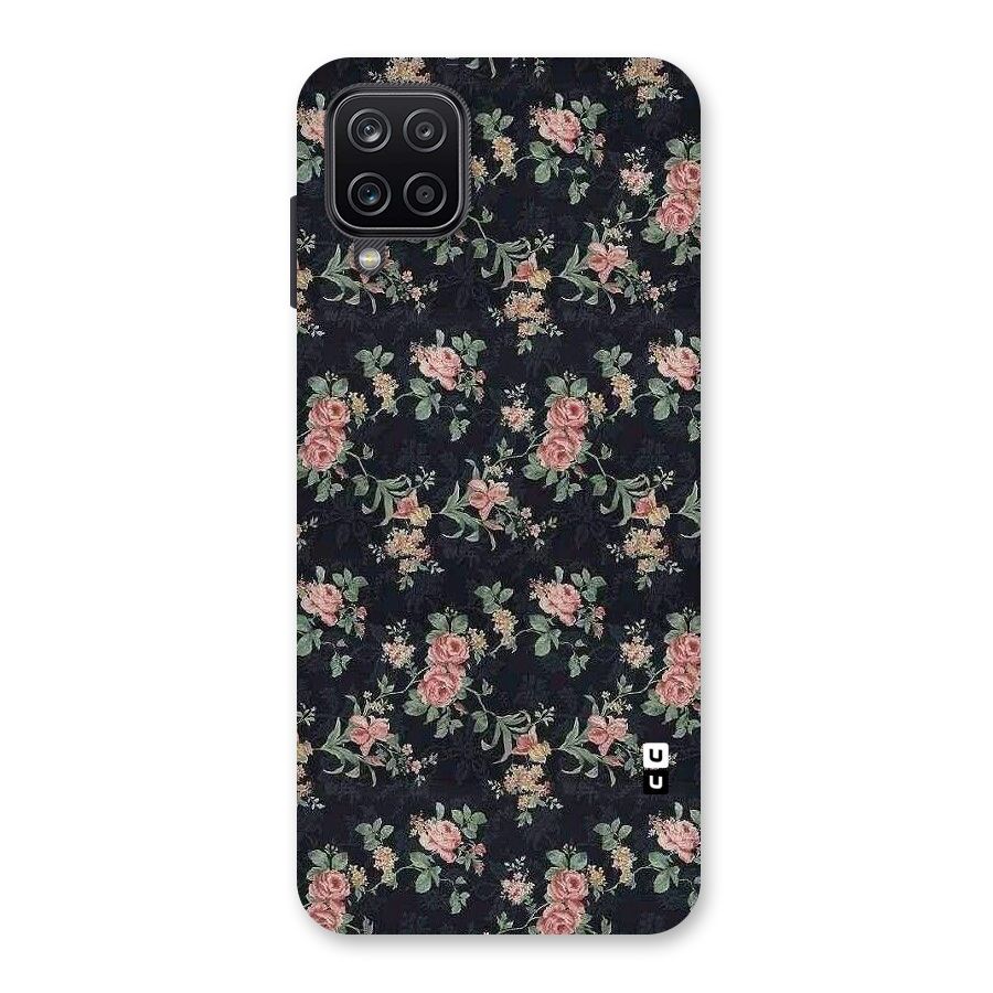 Bloom Black Back Case for Galaxy A12