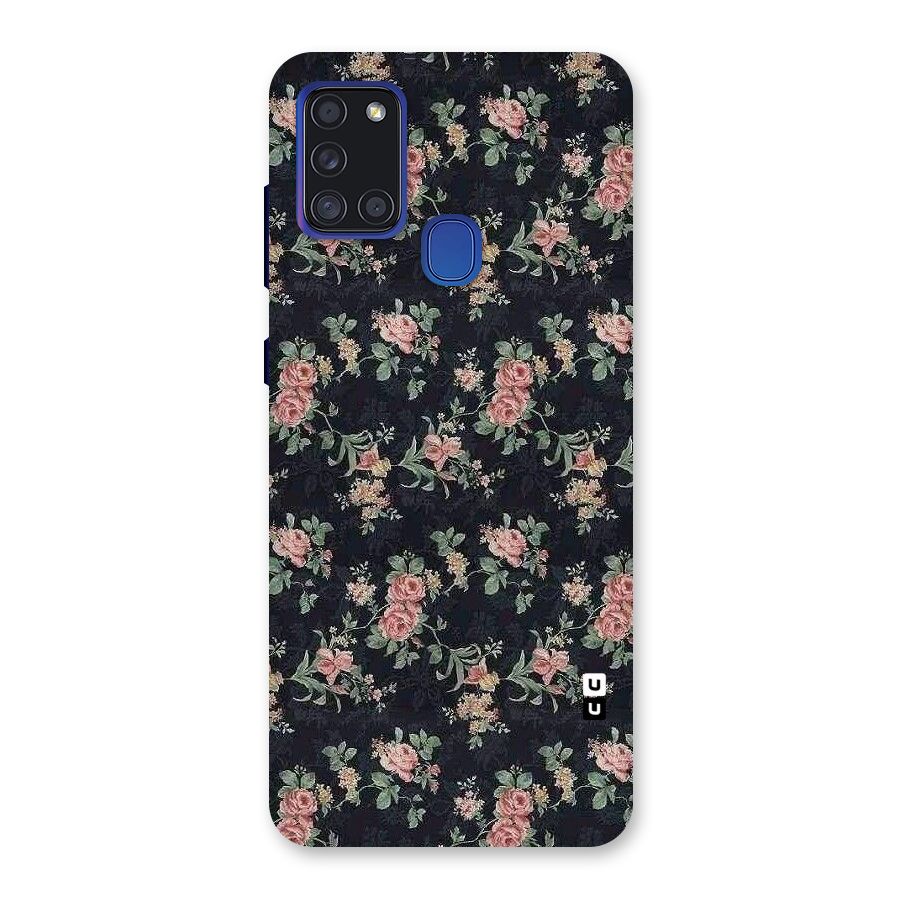 Bloom Black Back Case for Galaxy A21s