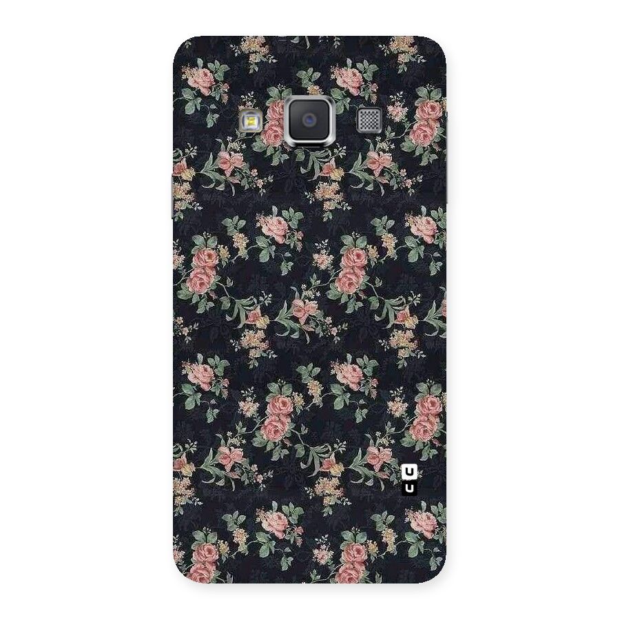 Bloom Black Back Case for Galaxy A3