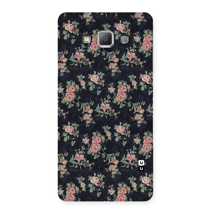 Bloom Black Back Case for Galaxy A7