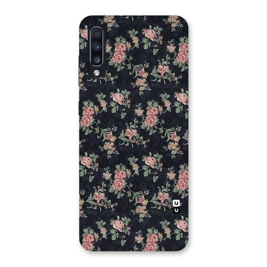 Bloom Black Back Case for Galaxy A70