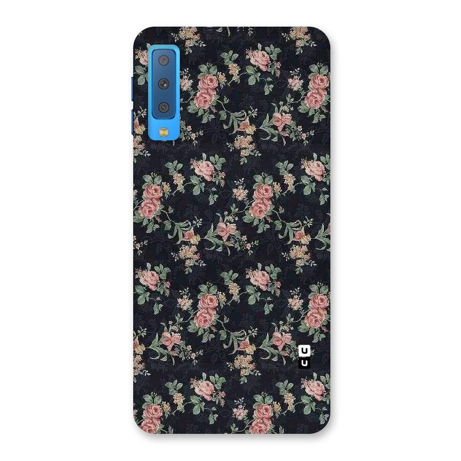 Bloom Black Back Case for Galaxy A7 (2018)