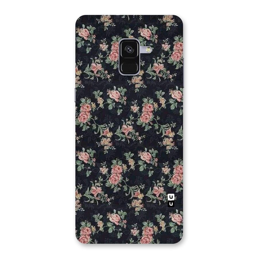 Bloom Black Back Case for Galaxy A8 Plus