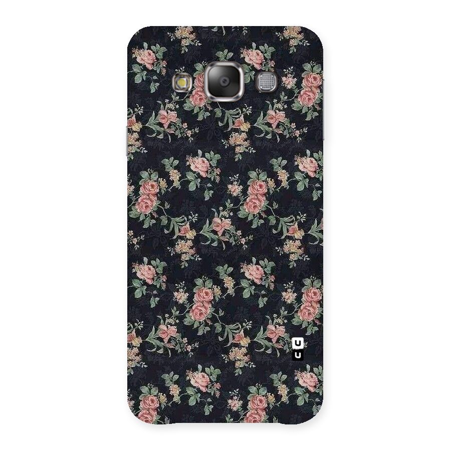 Bloom Black Back Case for Galaxy E7