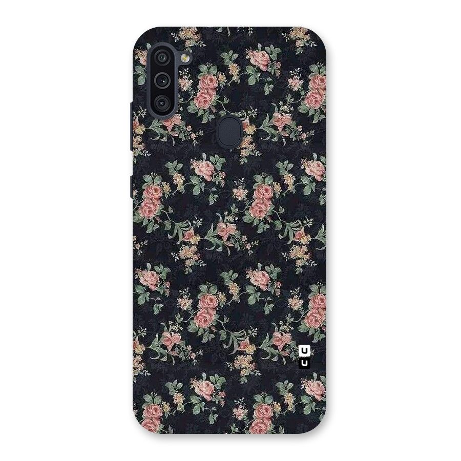 Bloom Black Back Case for Galaxy M11