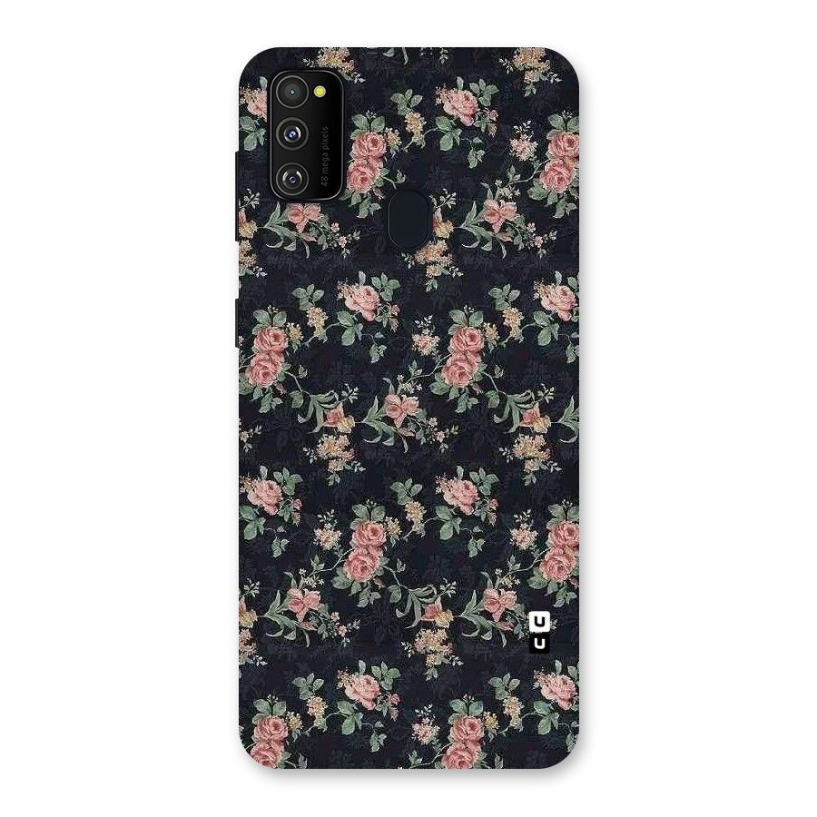 Bloom Black Back Case for Galaxy M30s
