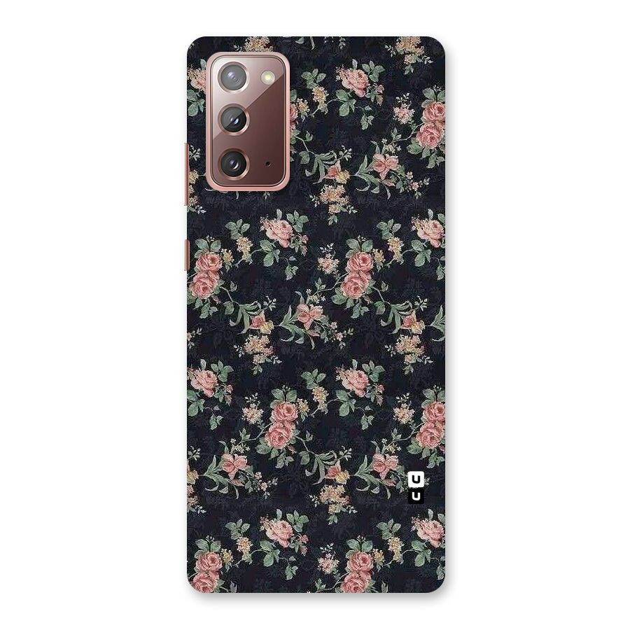 Bloom Black Back Case for Galaxy Note 20
