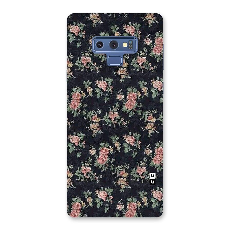 Bloom Black Back Case for Galaxy Note 9