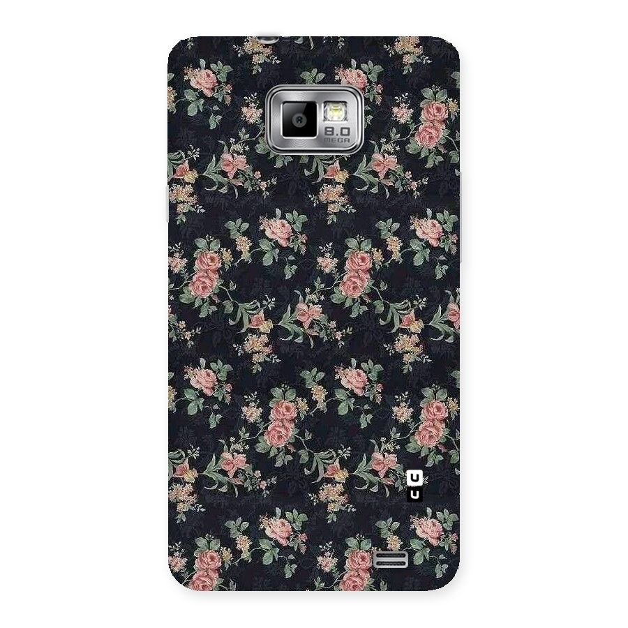 Bloom Black Back Case for Galaxy S2