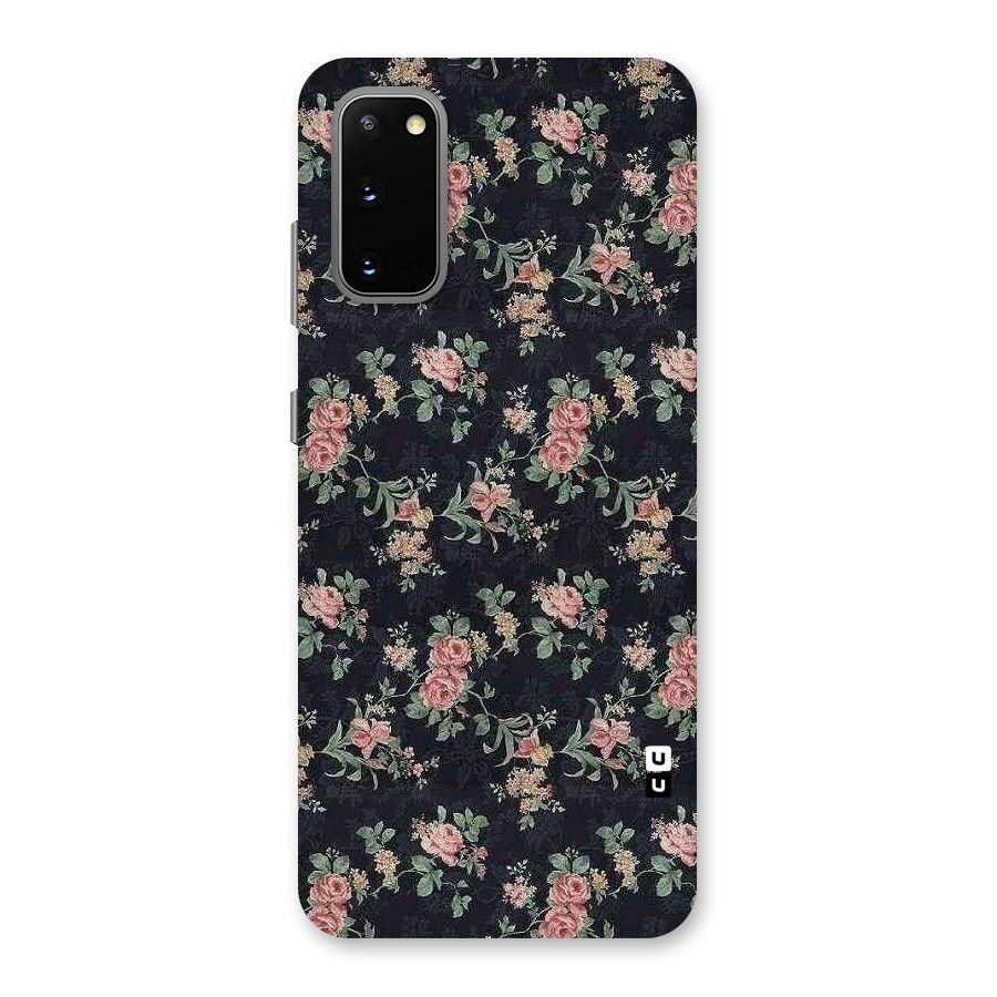 Bloom Black Back Case for Galaxy S20