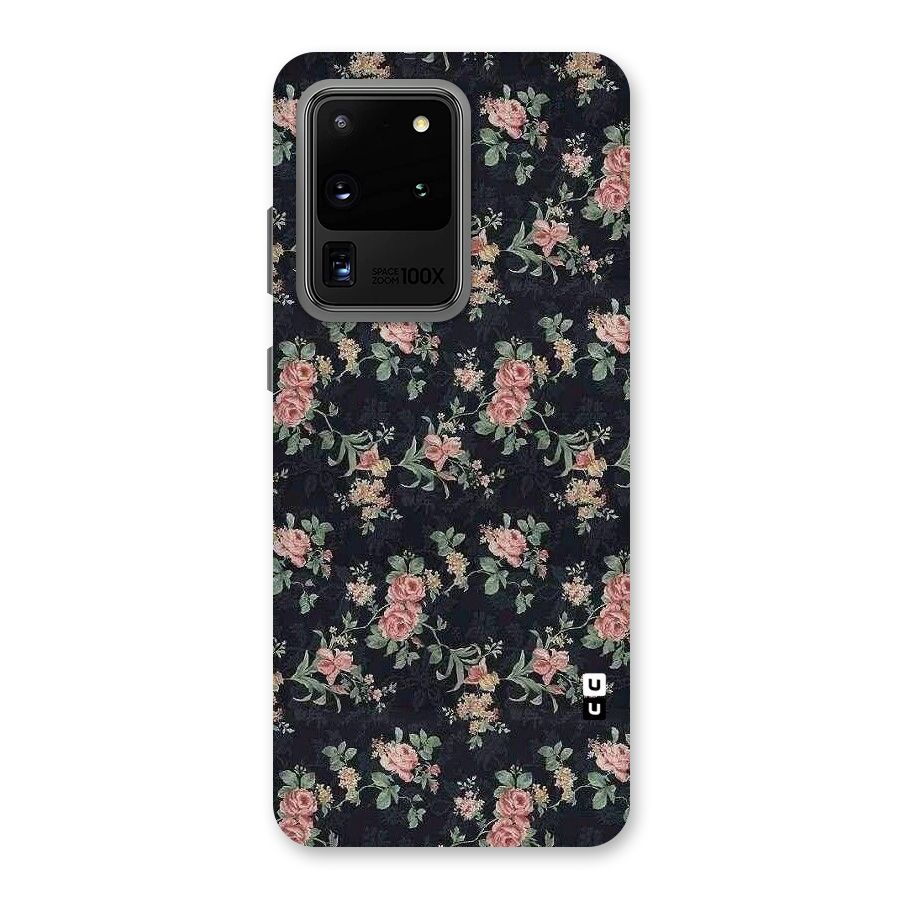 Bloom Black Back Case for Galaxy S20 Ultra
