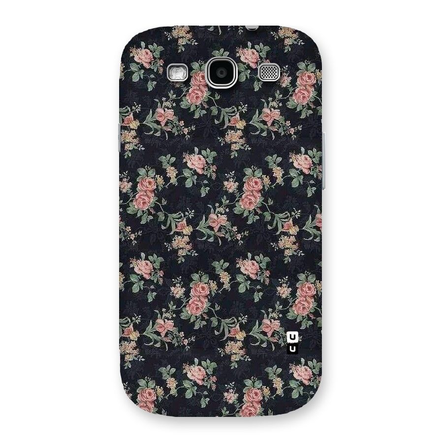 Bloom Black Back Case for Galaxy S3