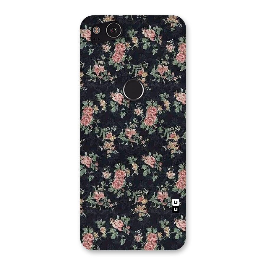 Bloom Black Back Case for Google Pixel 2
