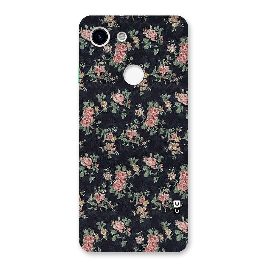 Bloom Black Back Case for Google Pixel 3