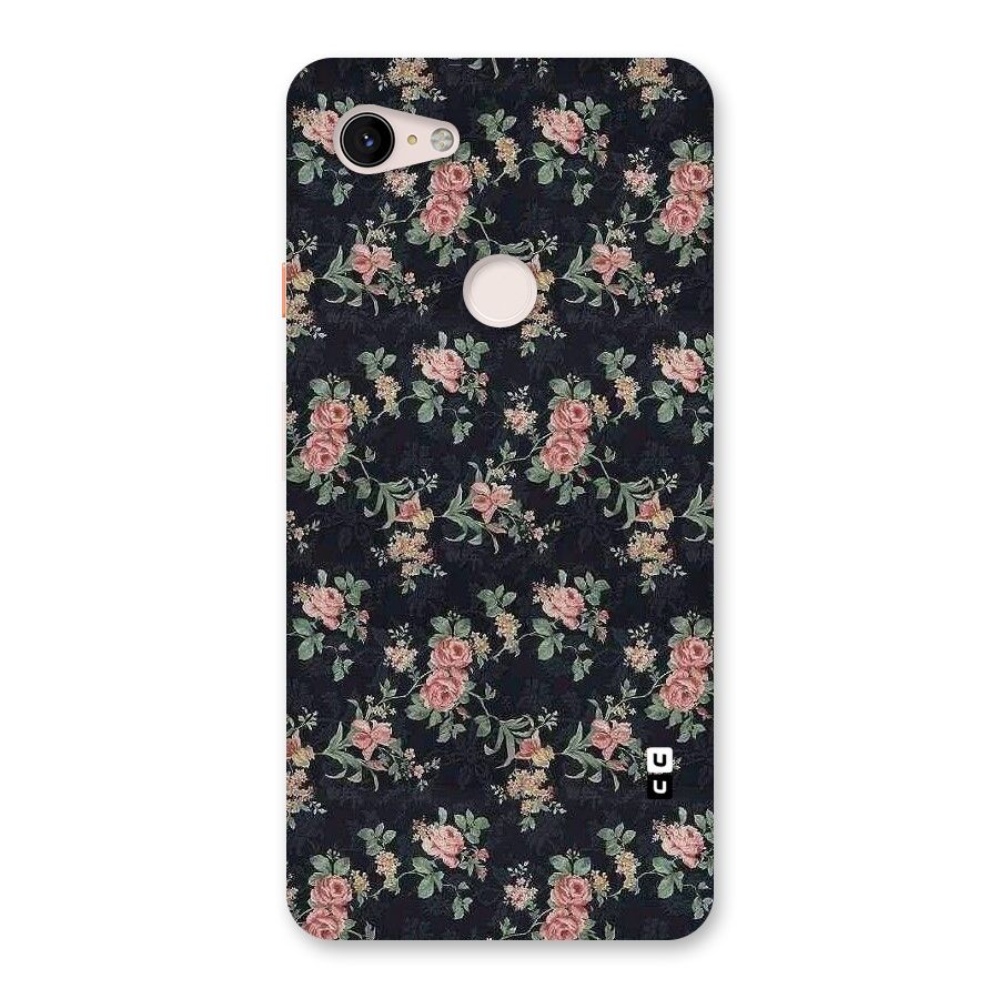 Bloom Black Back Case for Google Pixel 3 XL
