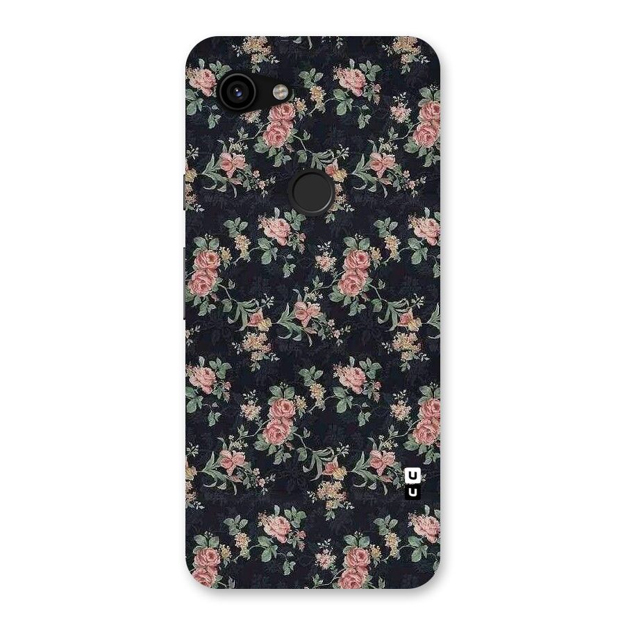 Bloom Black Back Case for Google Pixel 3a