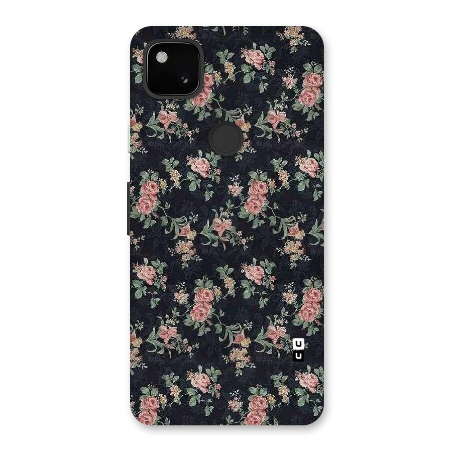 Bloom Black Back Case for Google Pixel 4a