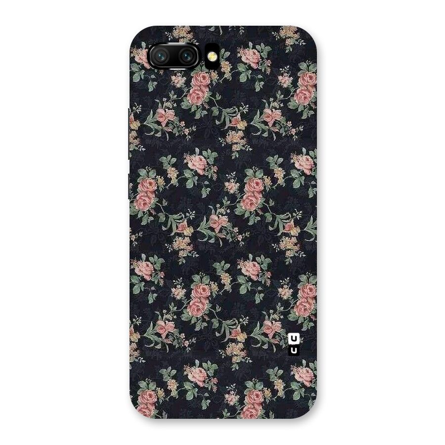 Bloom Black Back Case for Honor 10