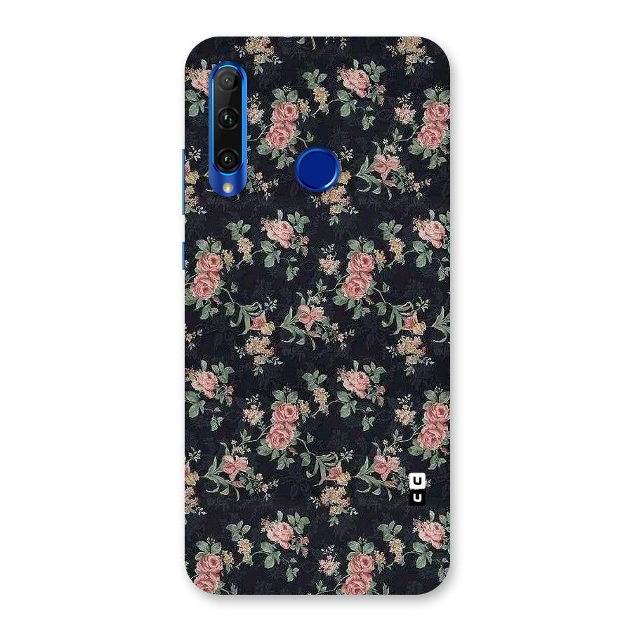 Bloom Black Back Case for Honor 20i