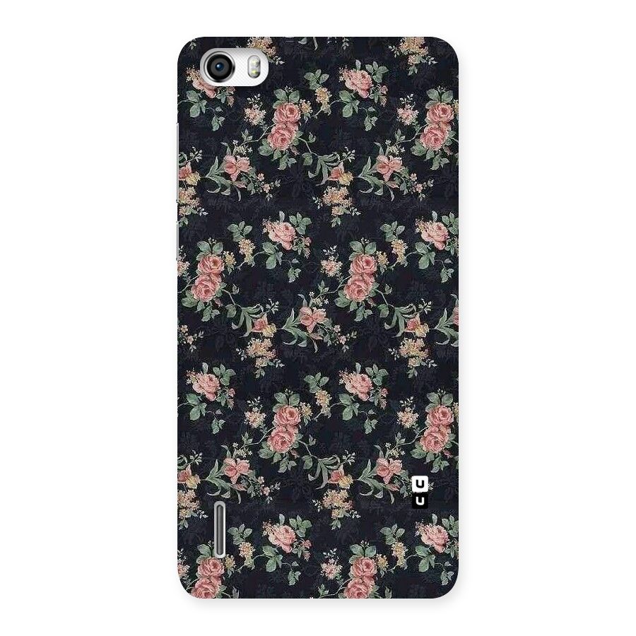 Bloom Black Back Case for Honor 6