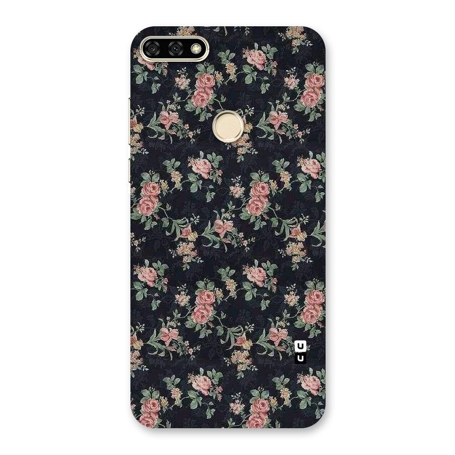 Bloom Black Back Case for Honor 7A