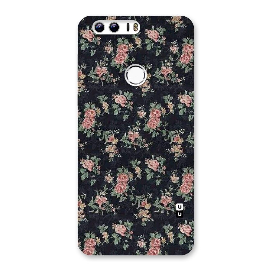 Bloom Black Back Case for Honor 8