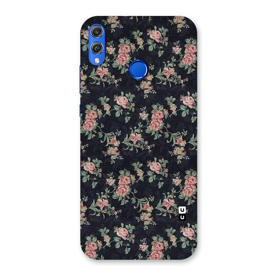 Bloom Black Back Case for Honor 8X