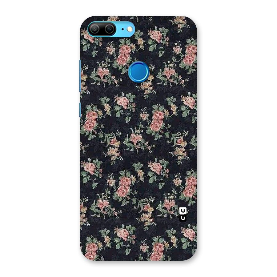 Bloom Black Back Case for Honor 9 Lite