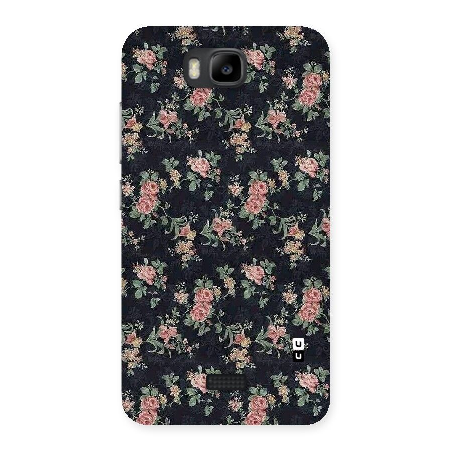 Bloom Black Back Case for Honor Bee