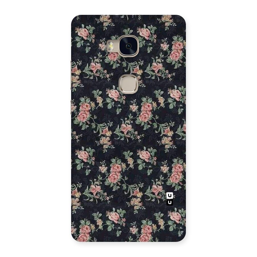Bloom Black Back Case for Huawei Honor 5X