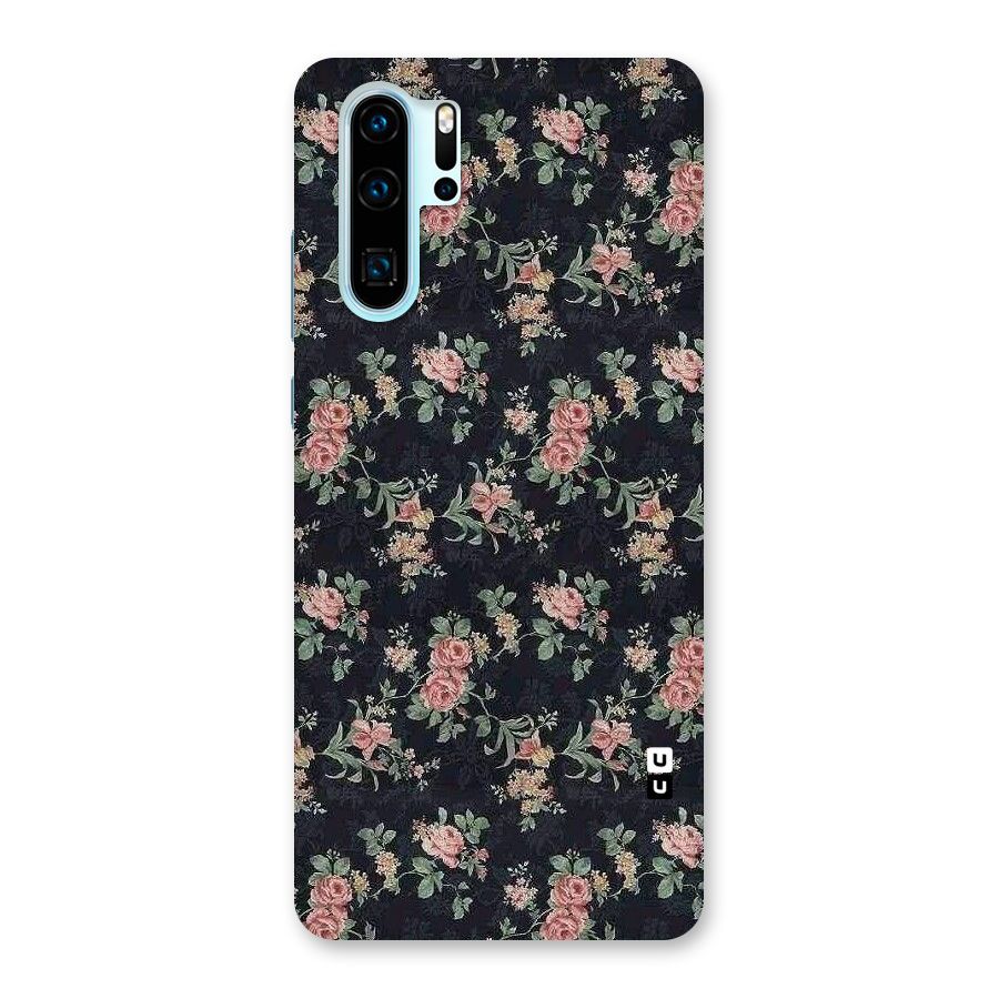 Bloom Black Back Case for Huawei P30 Pro