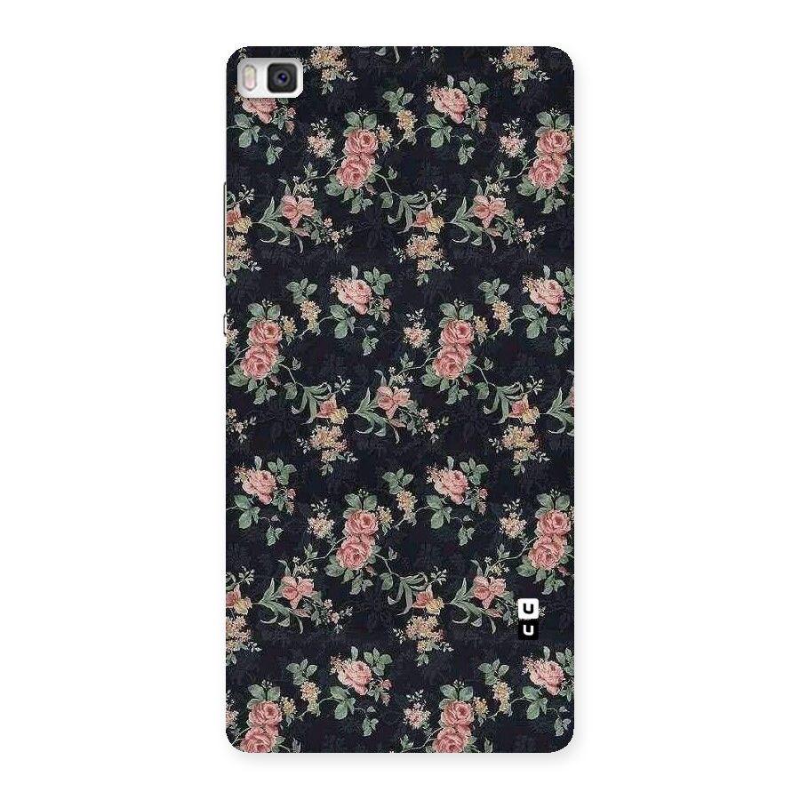 Bloom Black Back Case for Huawei P8