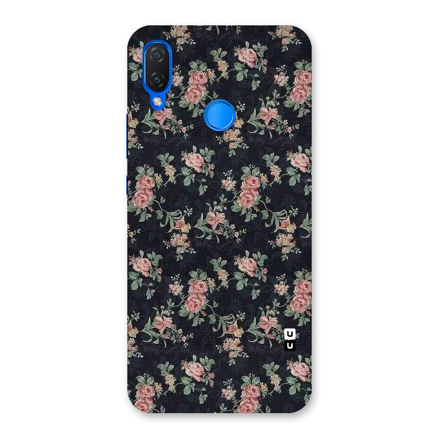 Bloom Black Back Case for Huawei P Smart+