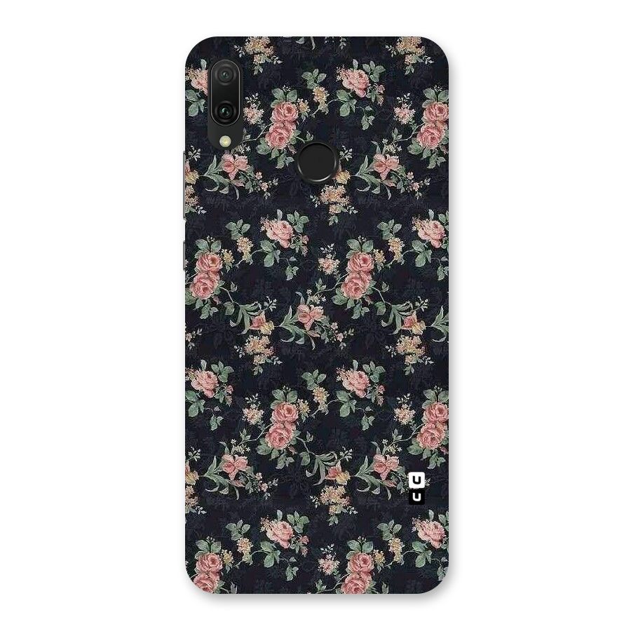 Bloom Black Back Case for Huawei Y9 (2019)