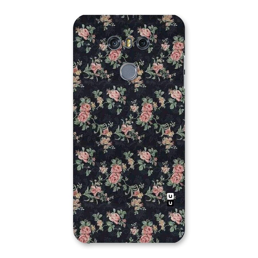 Bloom Black Back Case for LG G6