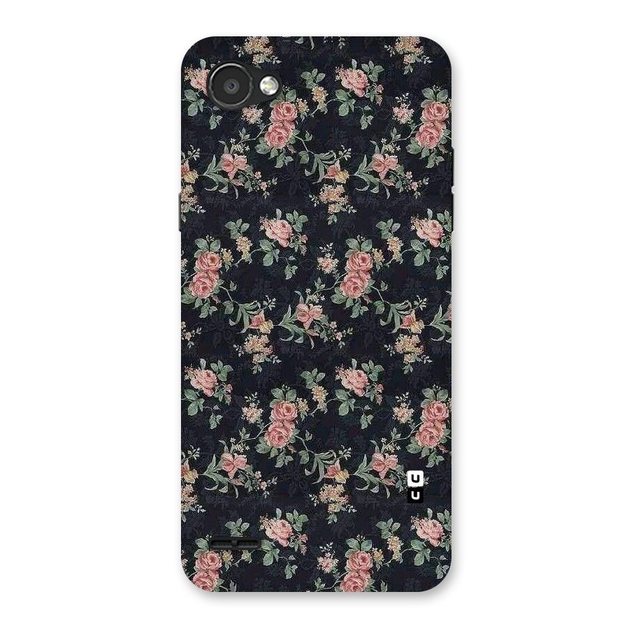 Bloom Black Back Case for LG Q6