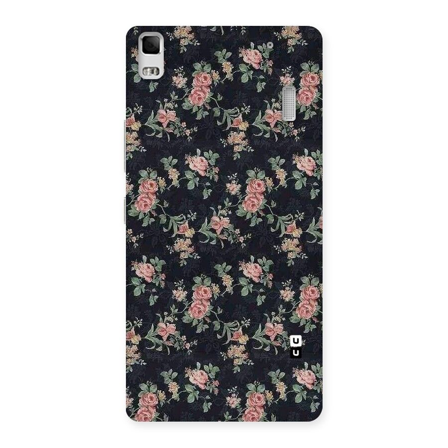 Bloom Black Back Case for Lenovo A7000