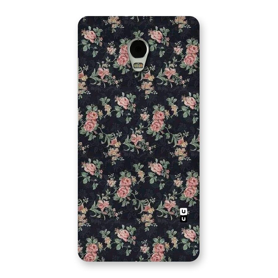Bloom Black Back Case for Lenovo Vibe P1