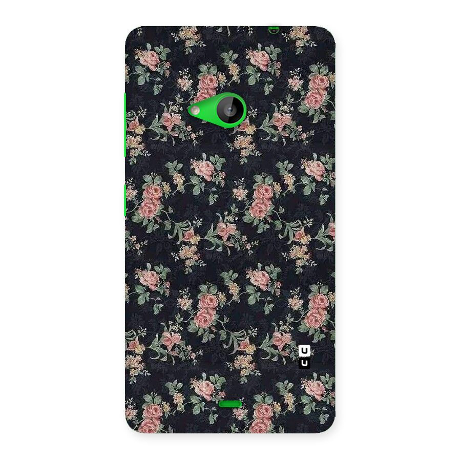 Bloom Black Back Case for Lumia 535