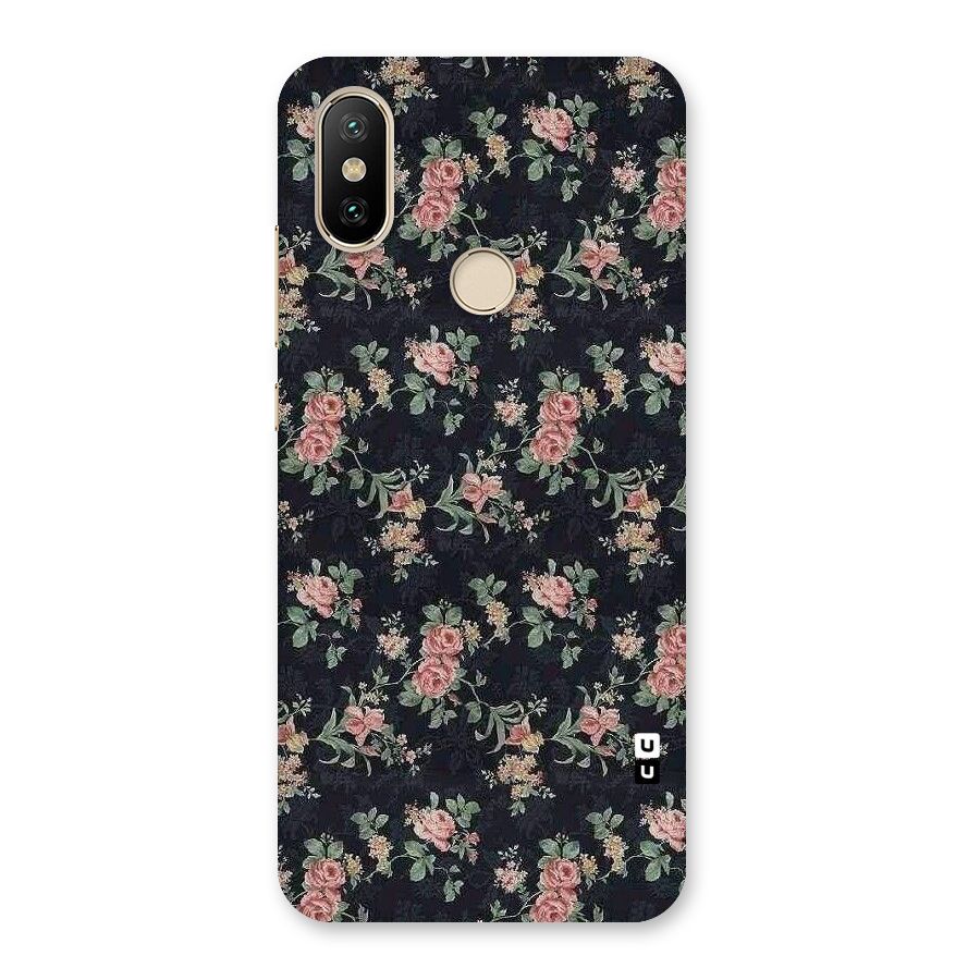 Bloom Black Back Case for Mi A2
