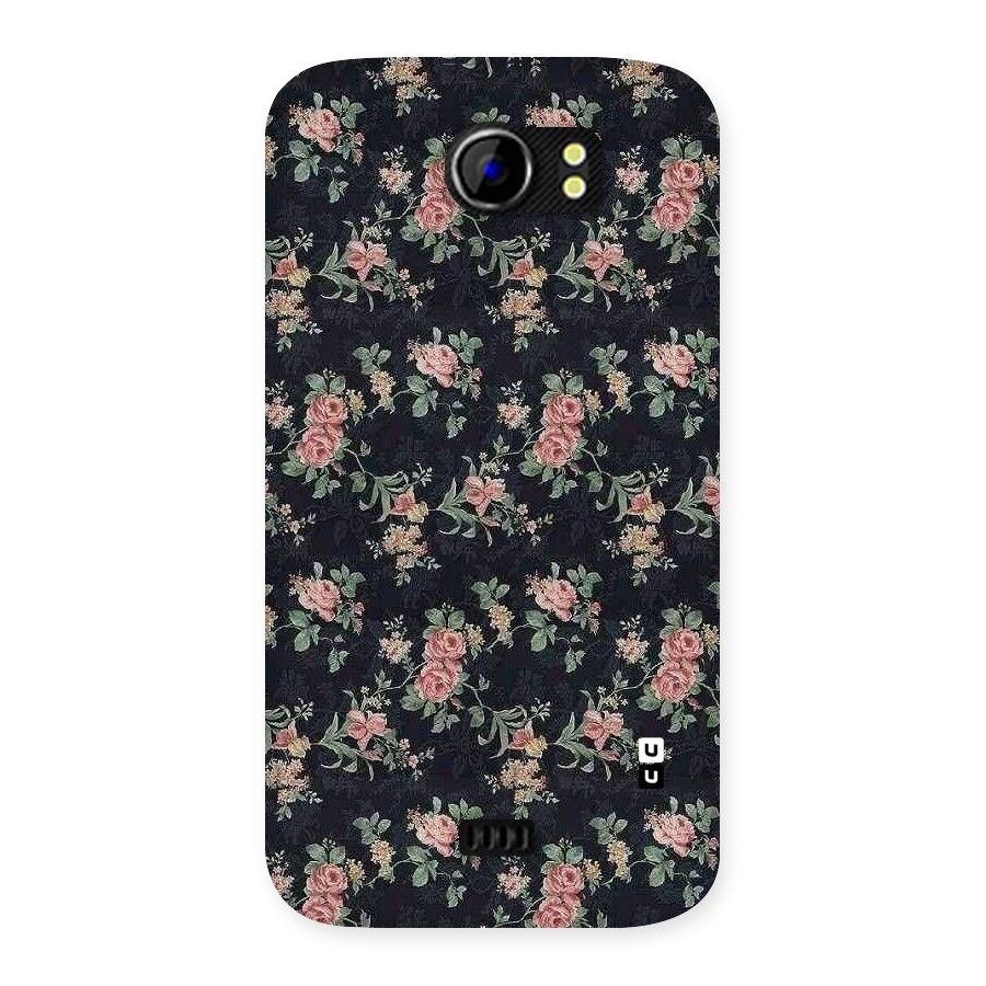 Bloom Black Back Case for Micromax Canvas 2 A110