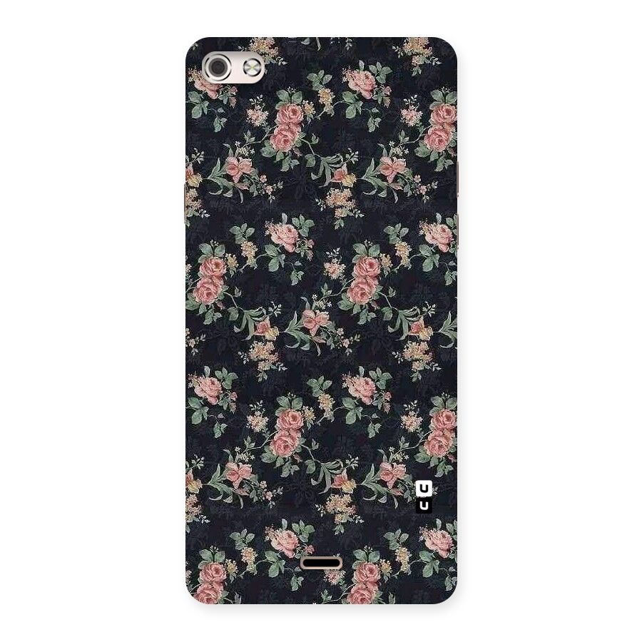 Bloom Black Back Case for Micromax Canvas Silver 5