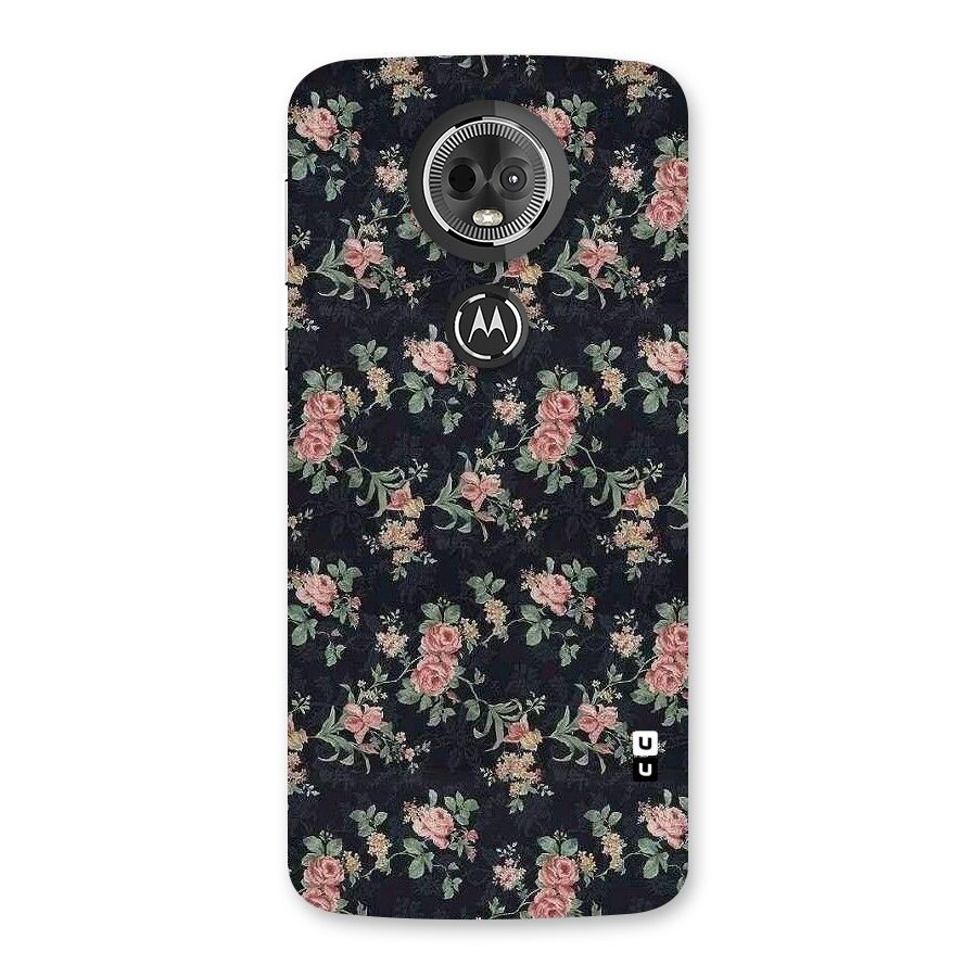 Bloom Black Back Case for Moto E5 Plus