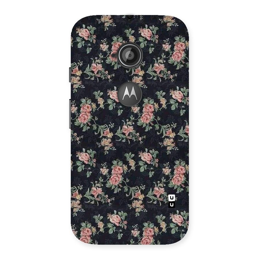 Bloom Black Back Case for Moto E 2nd Gen