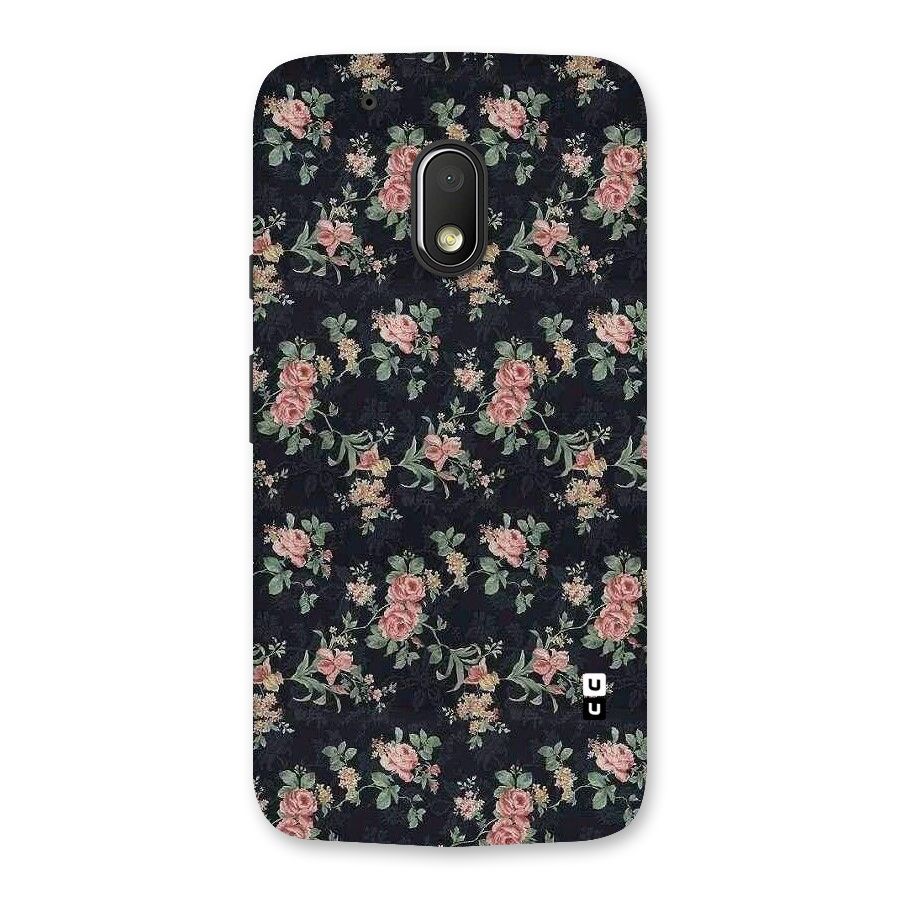 Bloom Black Back Case for Moto G4 Play