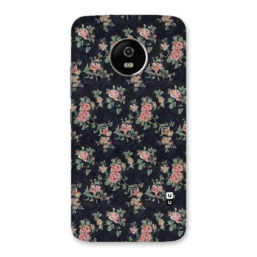 Bloom Black Back Case for Moto G5