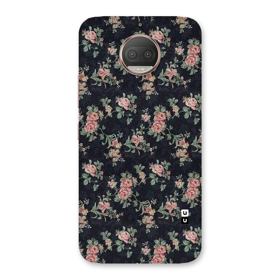 Bloom Black Back Case for Moto G5s Plus