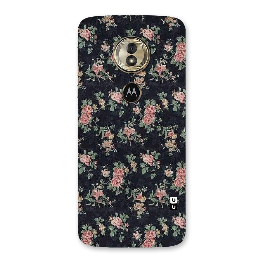 Bloom Black Back Case for Moto G6 Play